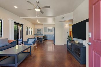 Ceiling fans throughout home
